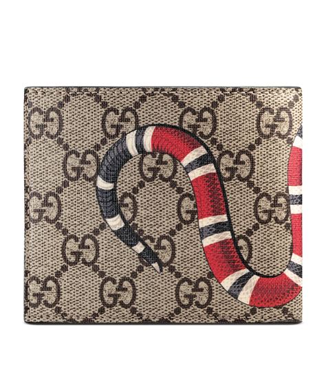 2019 gucci snake wallet|Gucci kingsnake men's wallet.